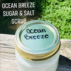 Ocean breeze sugar and salt scrub